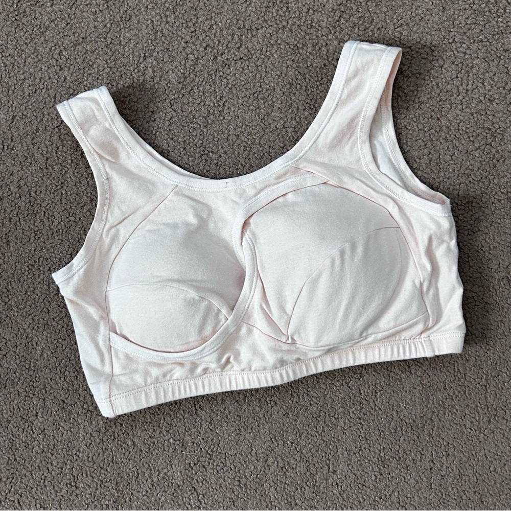Cream Nursing Bra Pullover Fit Like Size Medium